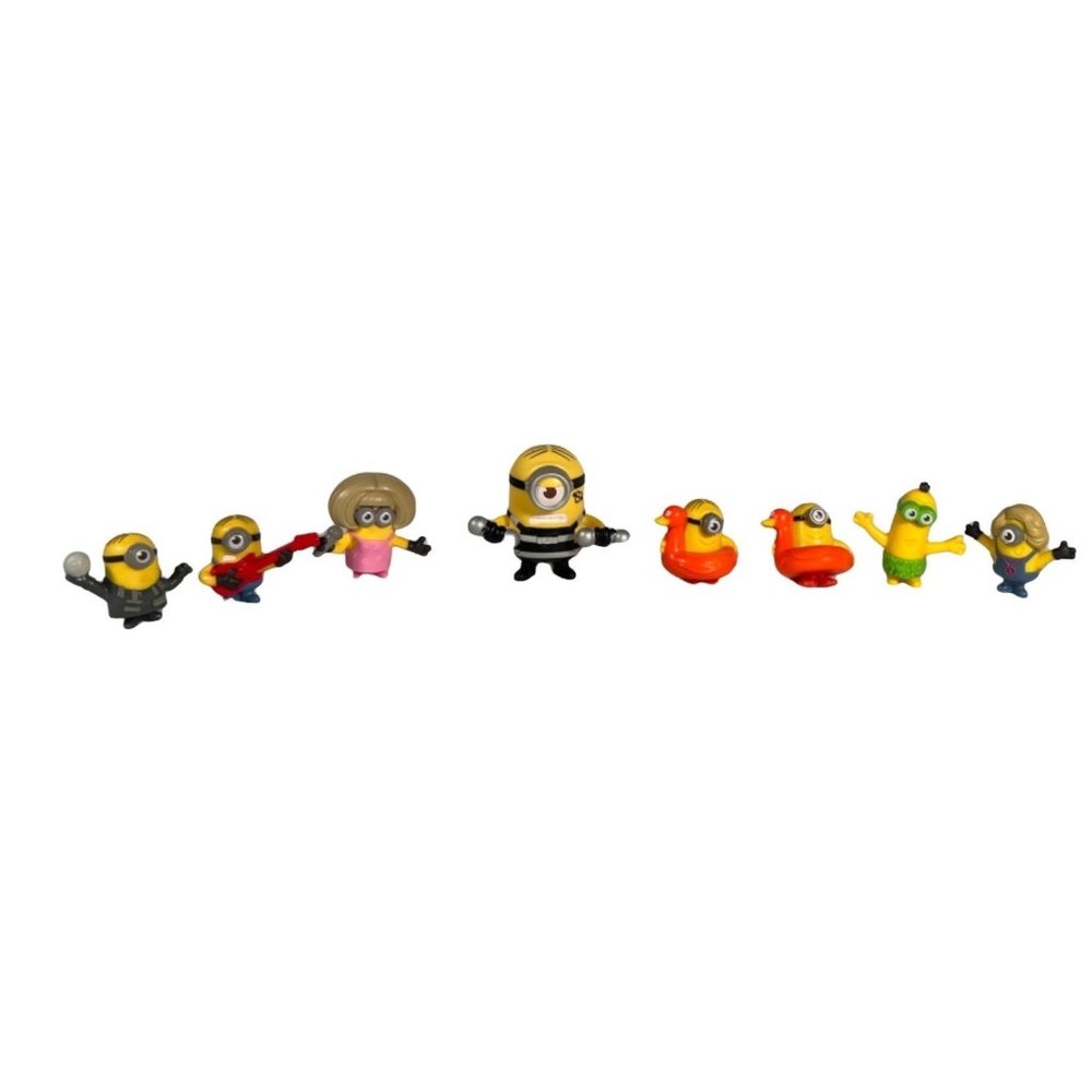 Bundle of 8 Minions Toys  Action Figure Toys Minions Movie